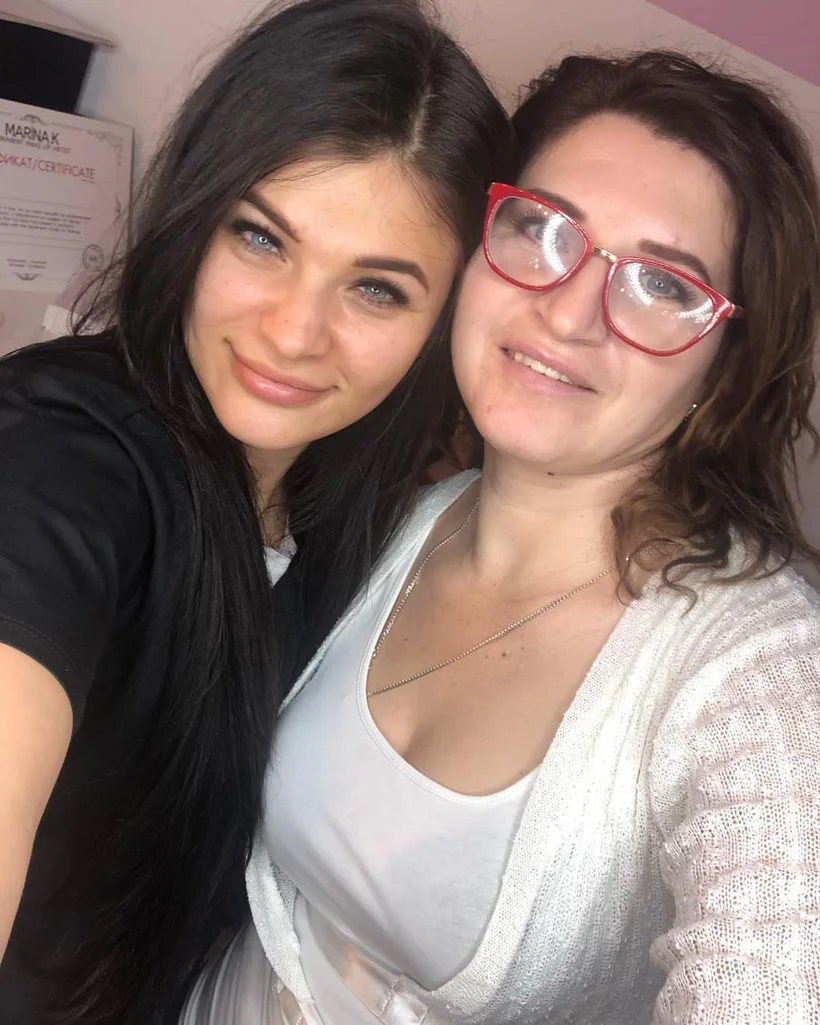 Марина Аслановна с ученицей